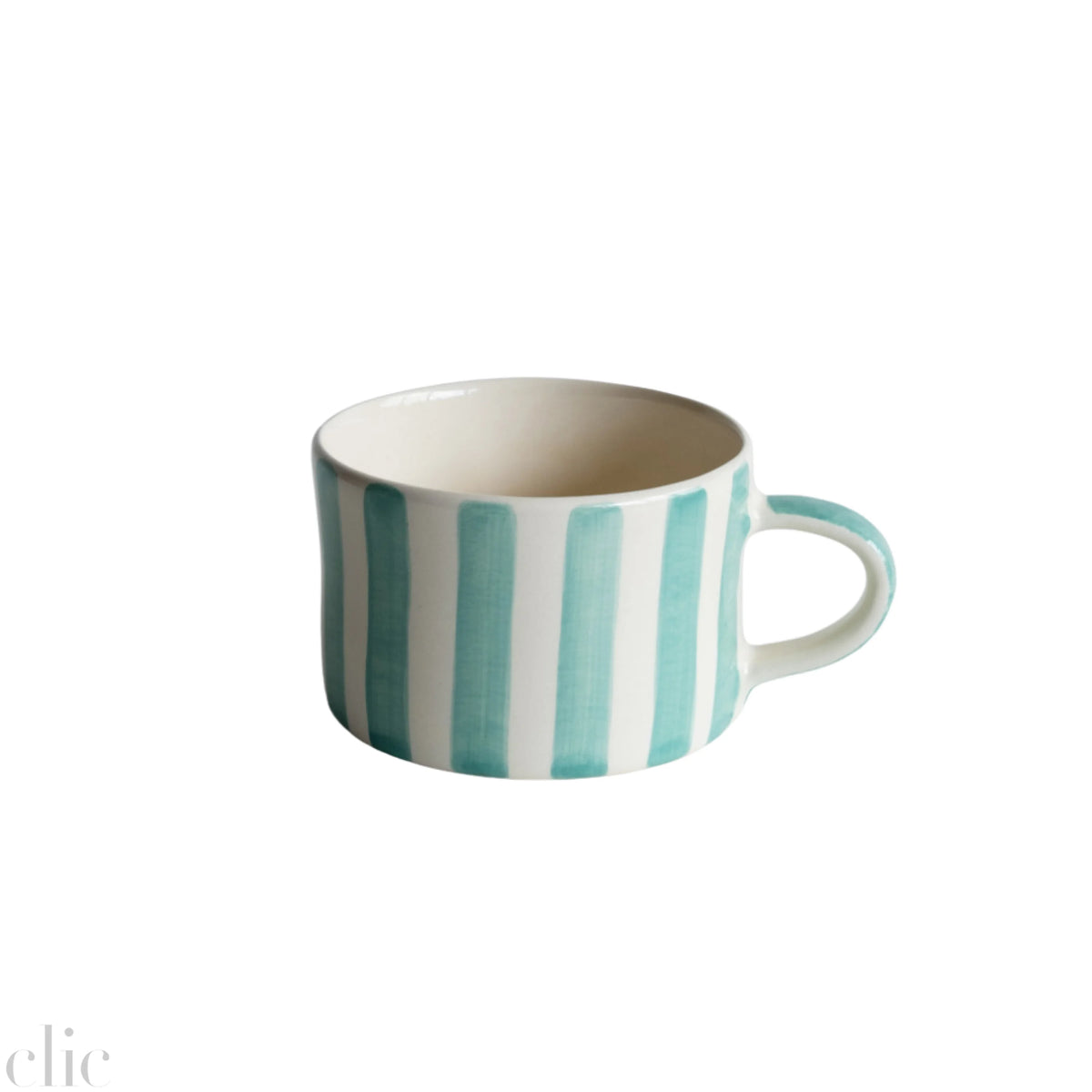 Musango Candy Stripe Mug in Mint