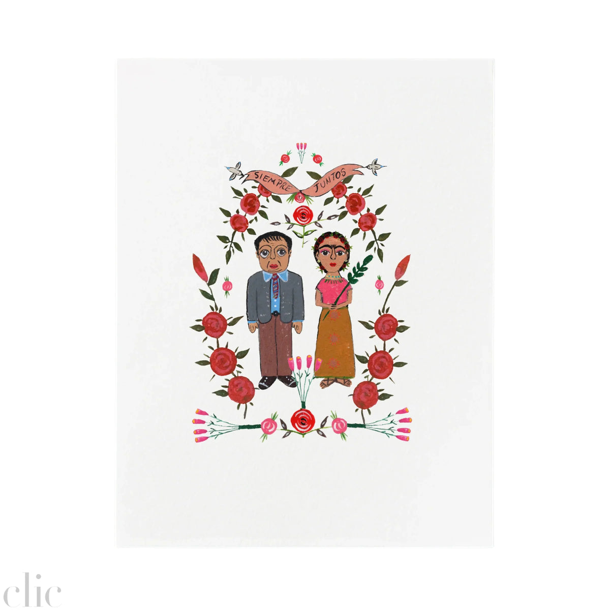 Diego Loves Frida Fine Art Print