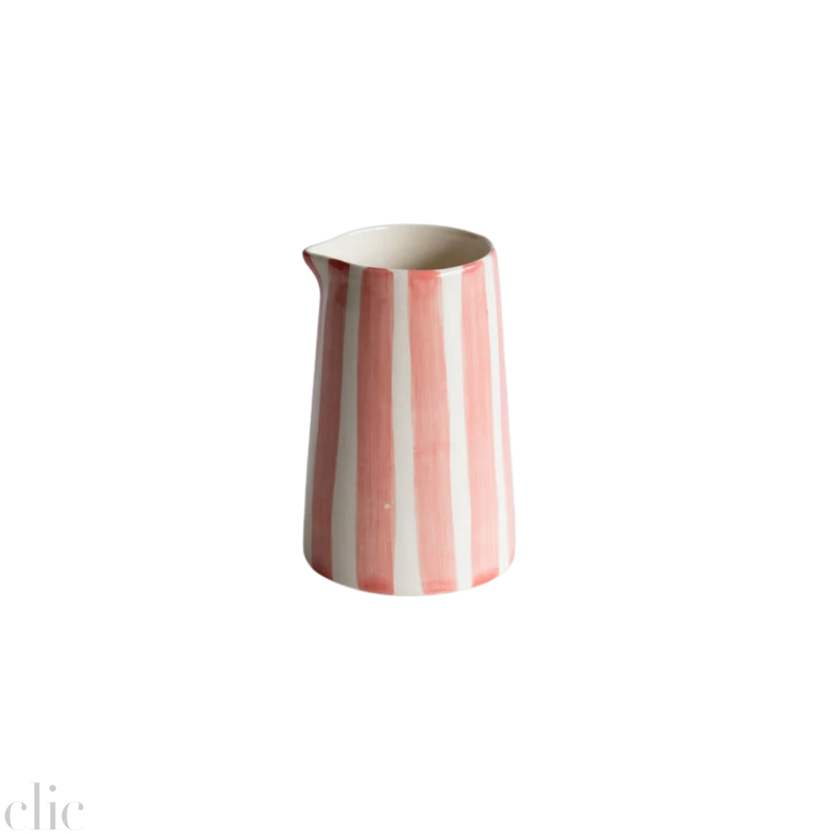 Creamer in Candy Stripe Rose