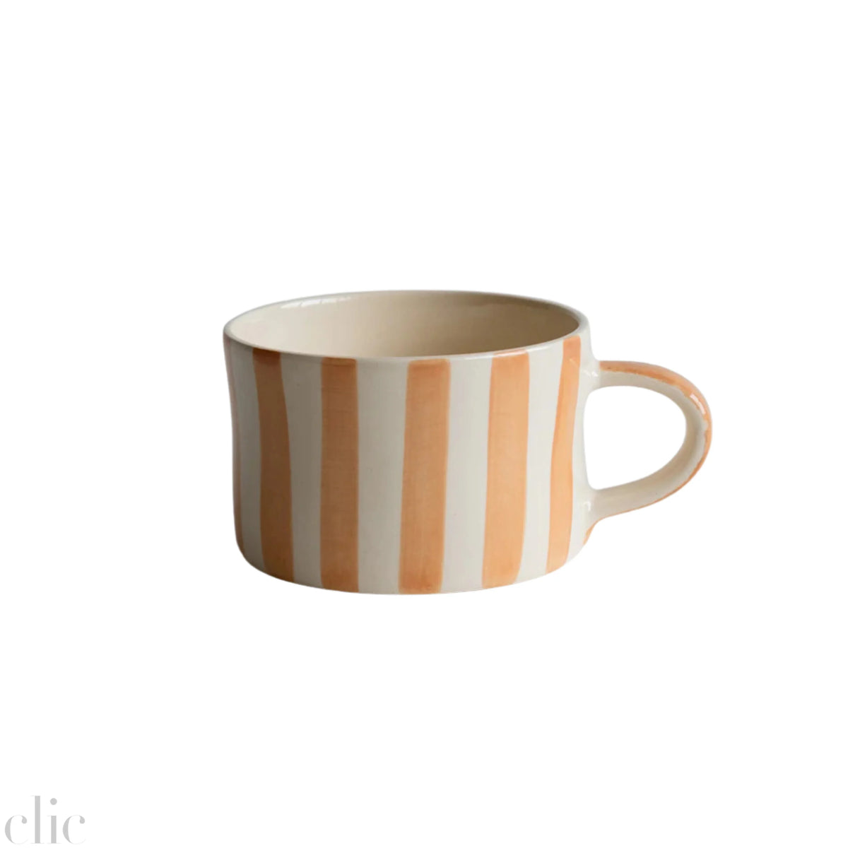Mug in Candy Stripe Peach