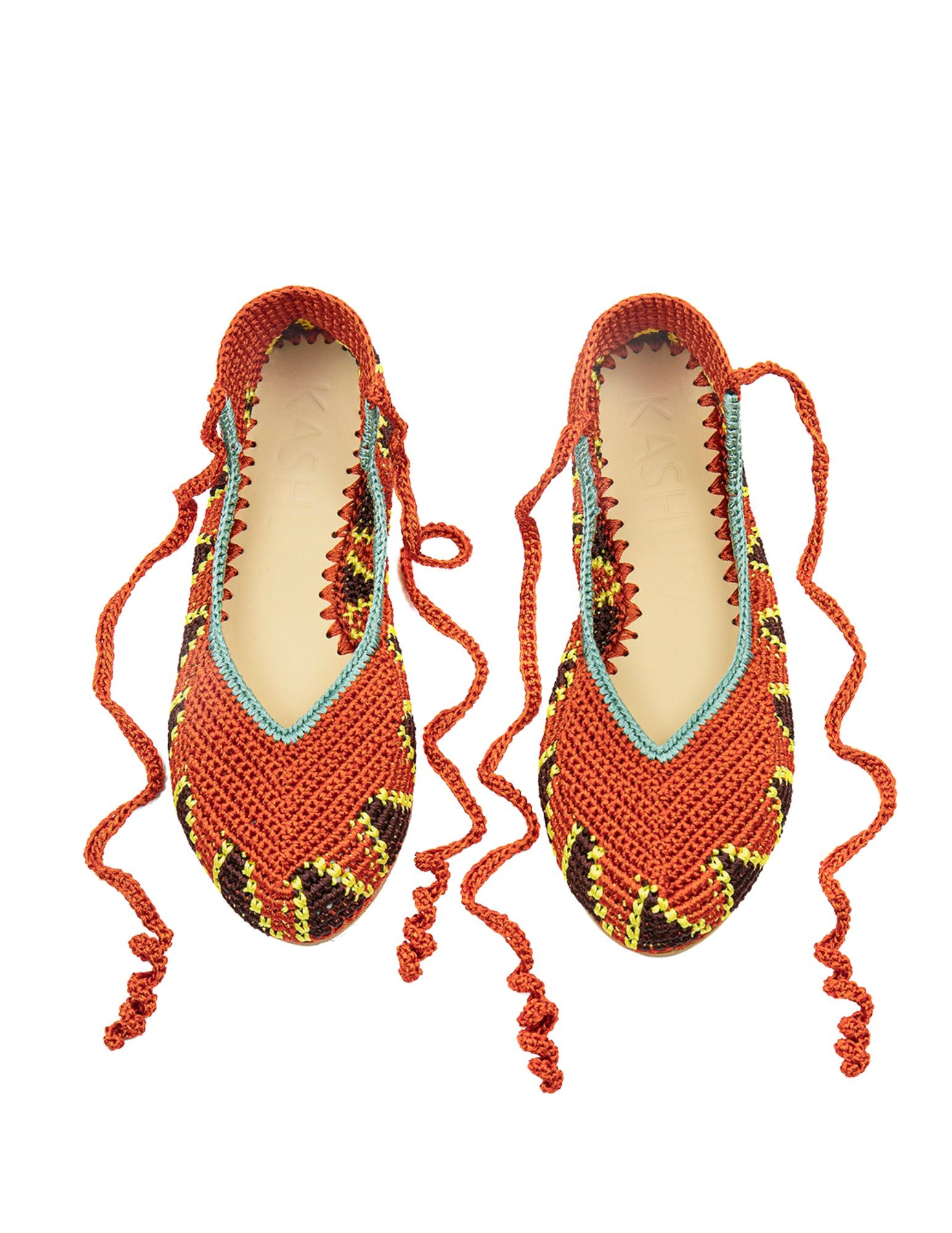 Ballerina High in Lobster Orange, from Kashura