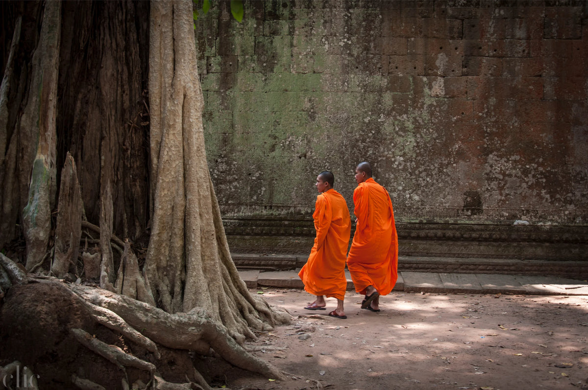 AngkorWat Monks, Cambodia by Juliette Charvet