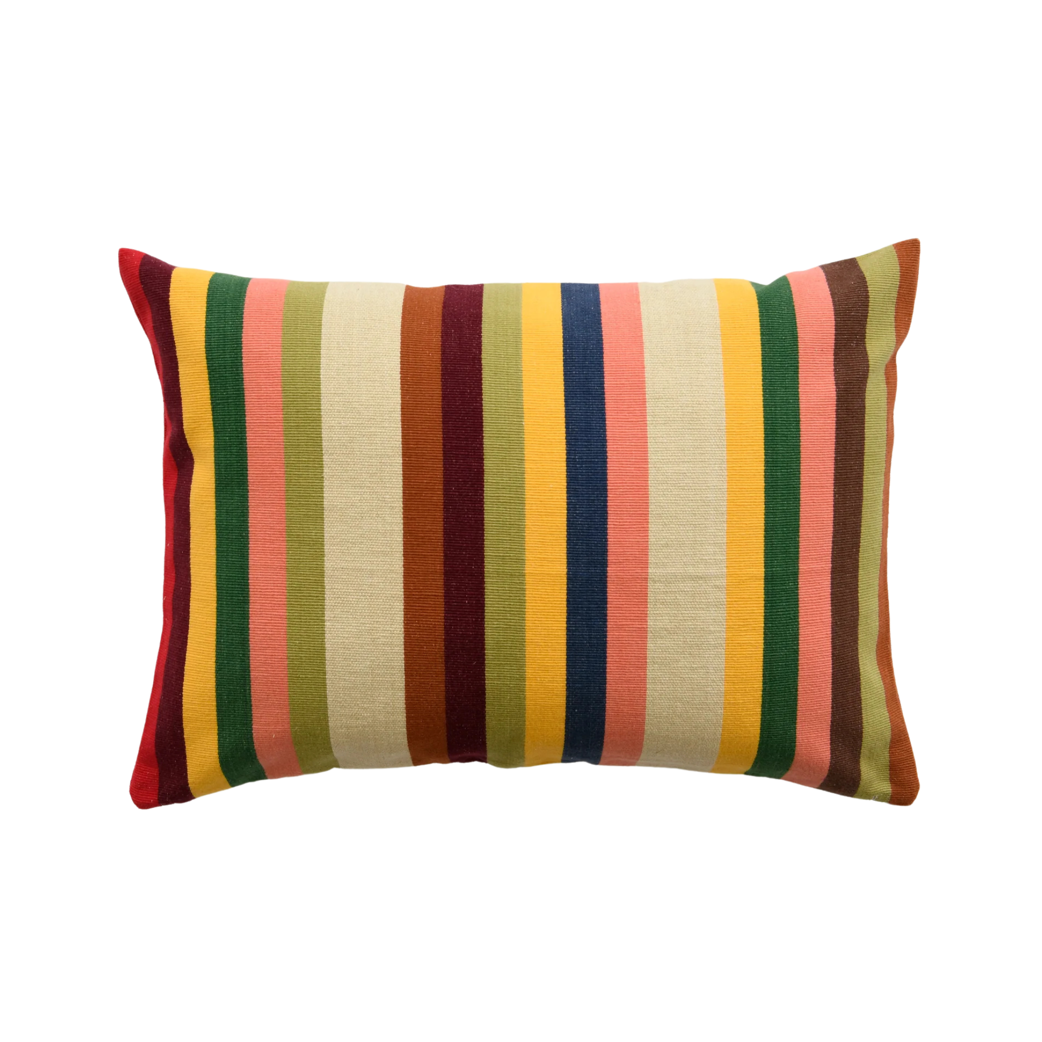 Pillow in Earth Stripe 14" x 20", from Garza Marfa