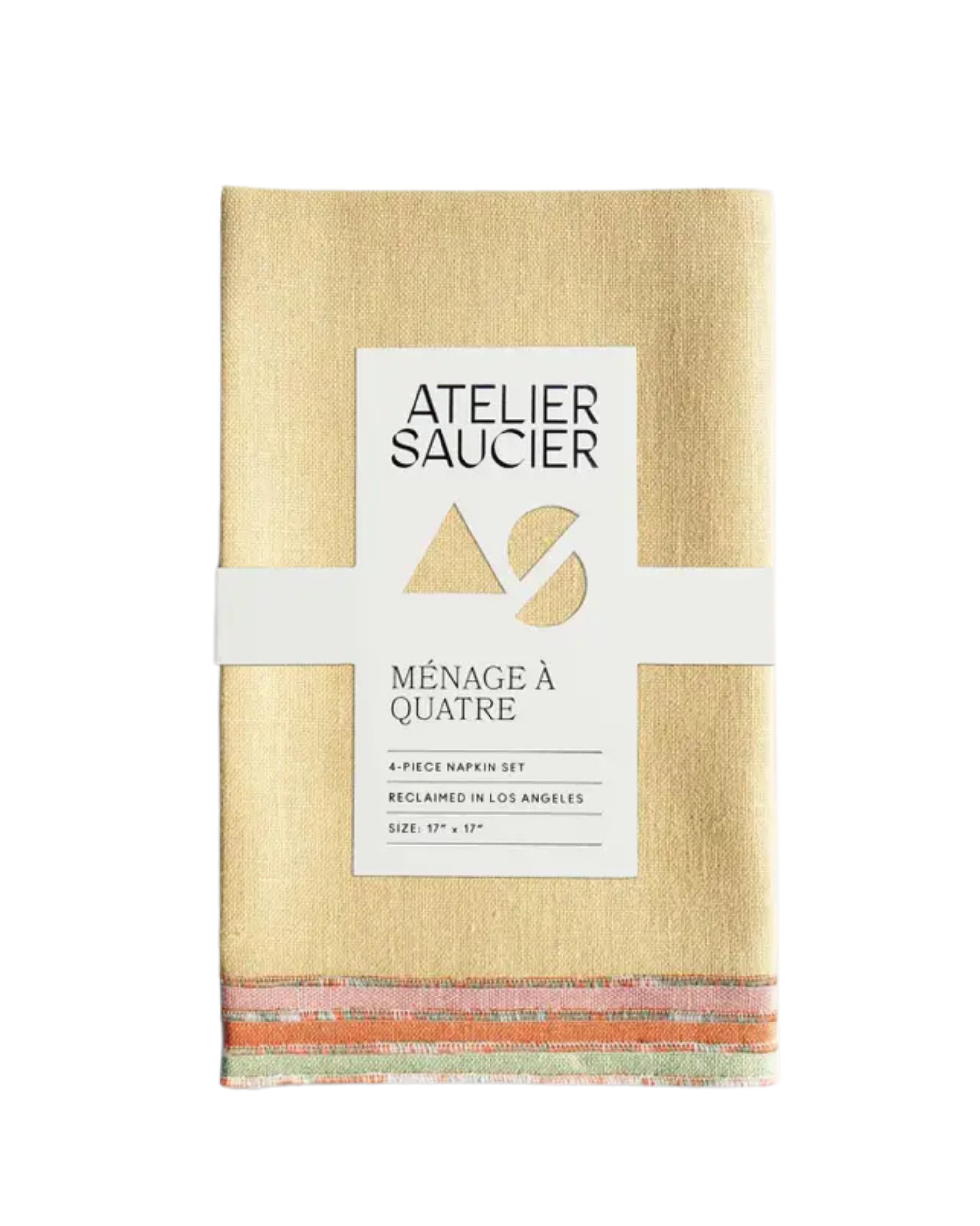 Set of 4 Napkins in Santa Fe, from Atelier Saucier