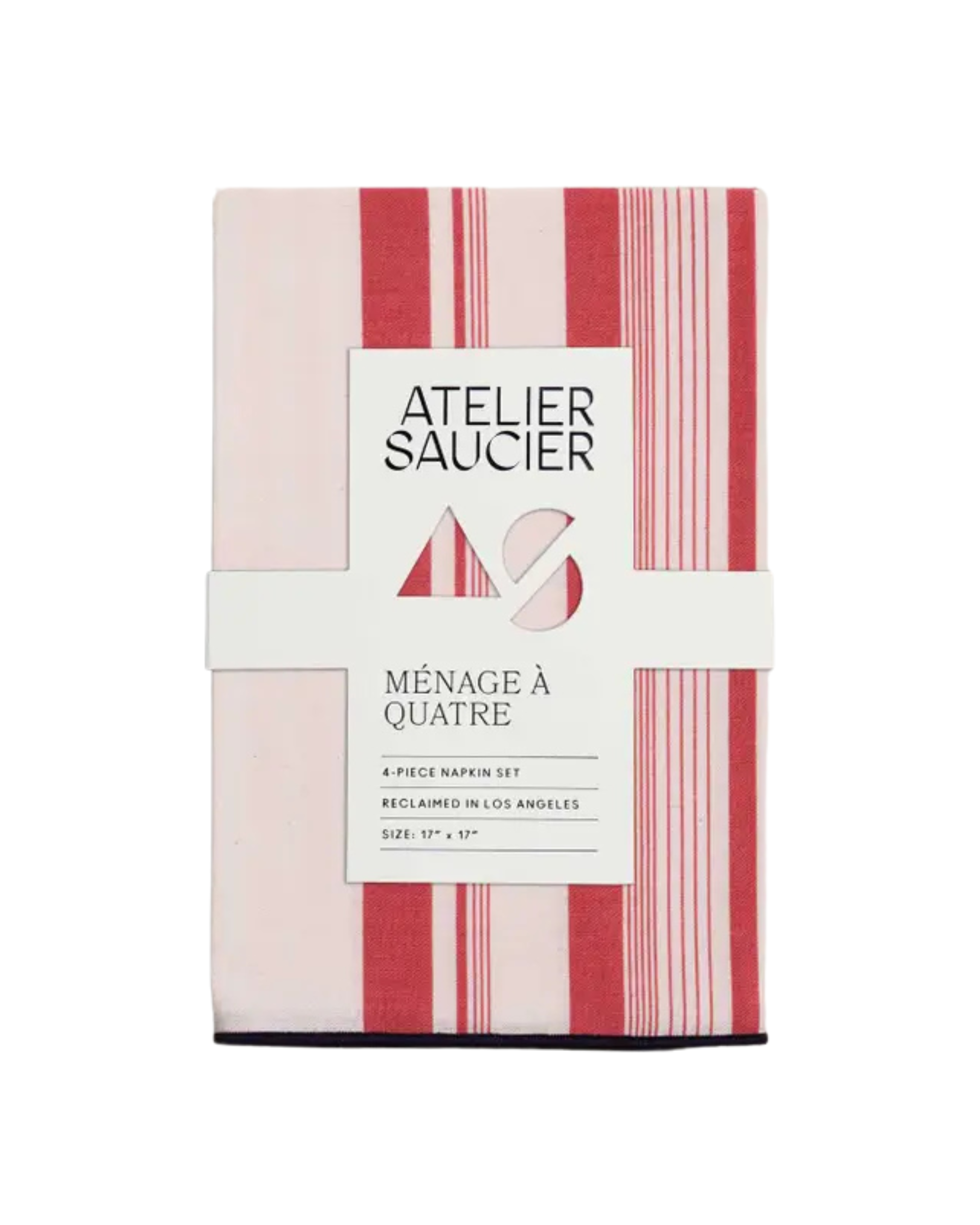 Set of 4 Napkins in Parasol, from Atelier Saucier