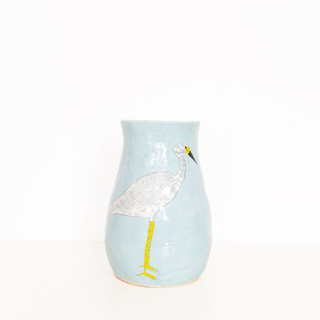 Large Bird Vase in Blue, from Gemma Orkin