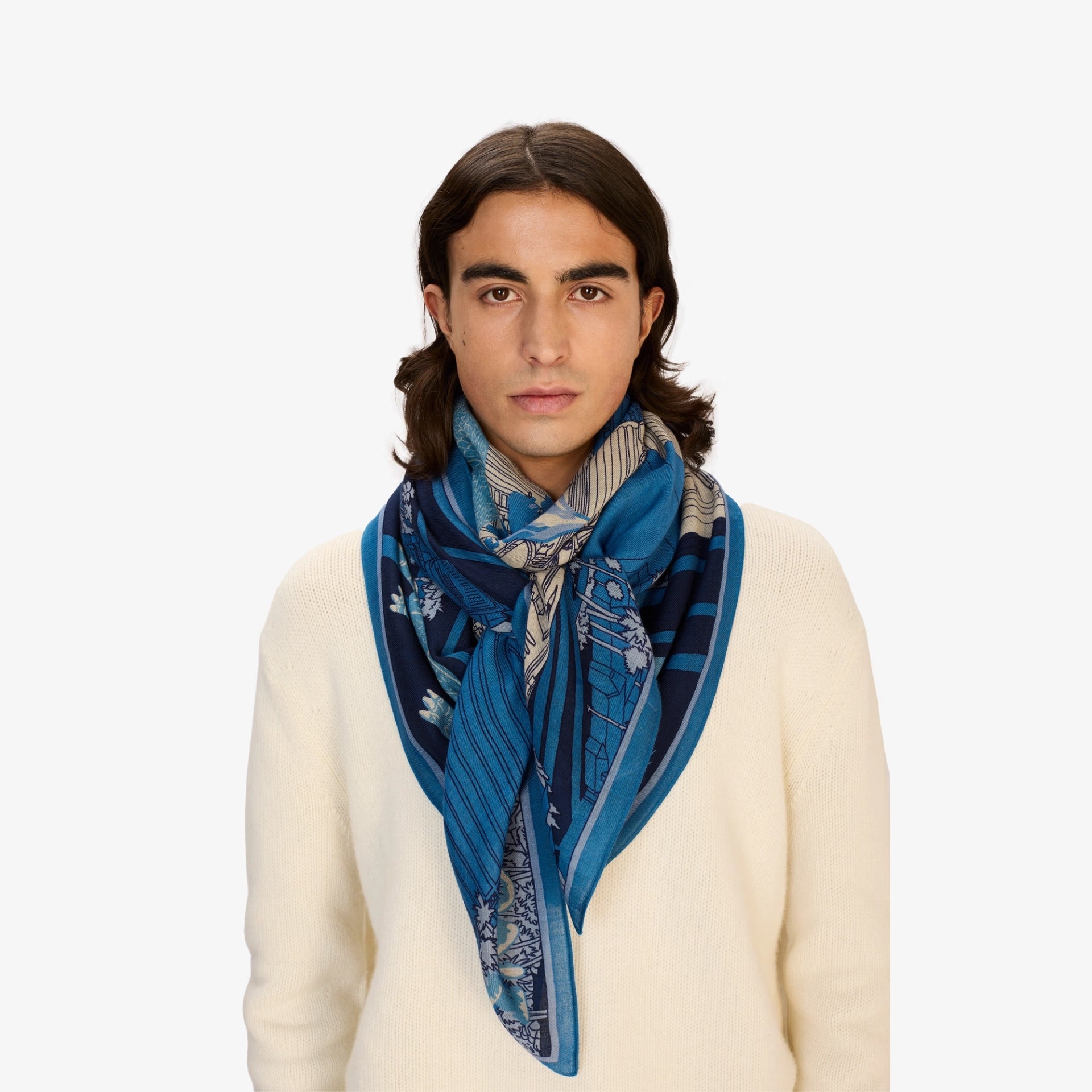 Carre 130 Vegas in Blue, from Inoui Editions