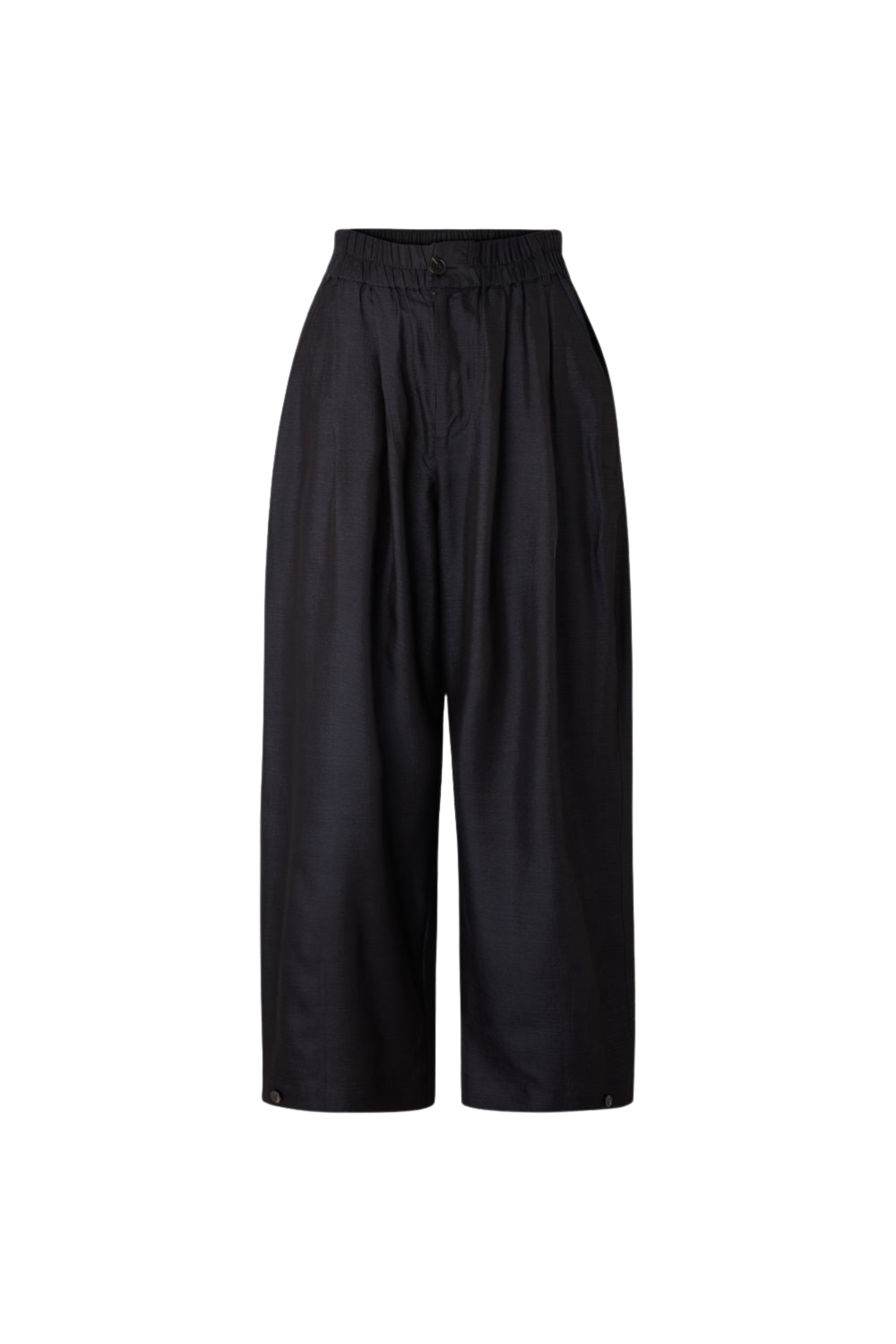 Vernon Silk Trousers in Black, from Soeur