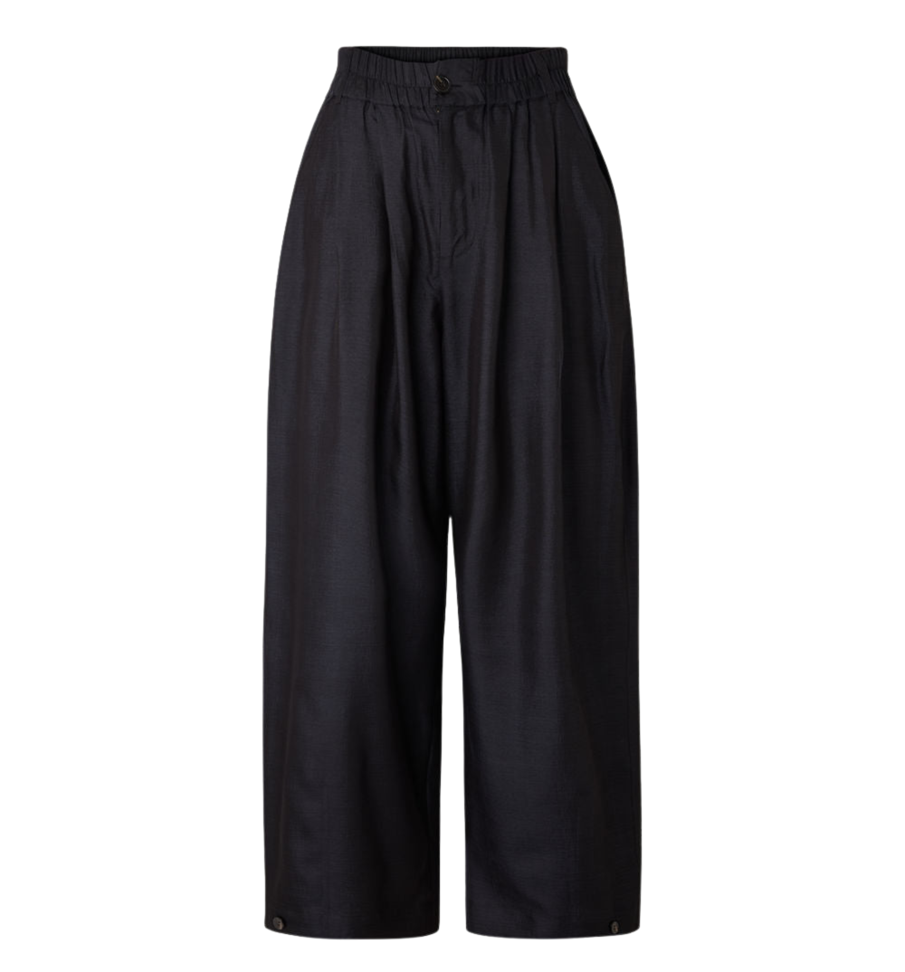 Vernon Silk Trousers in Black, from Soeur