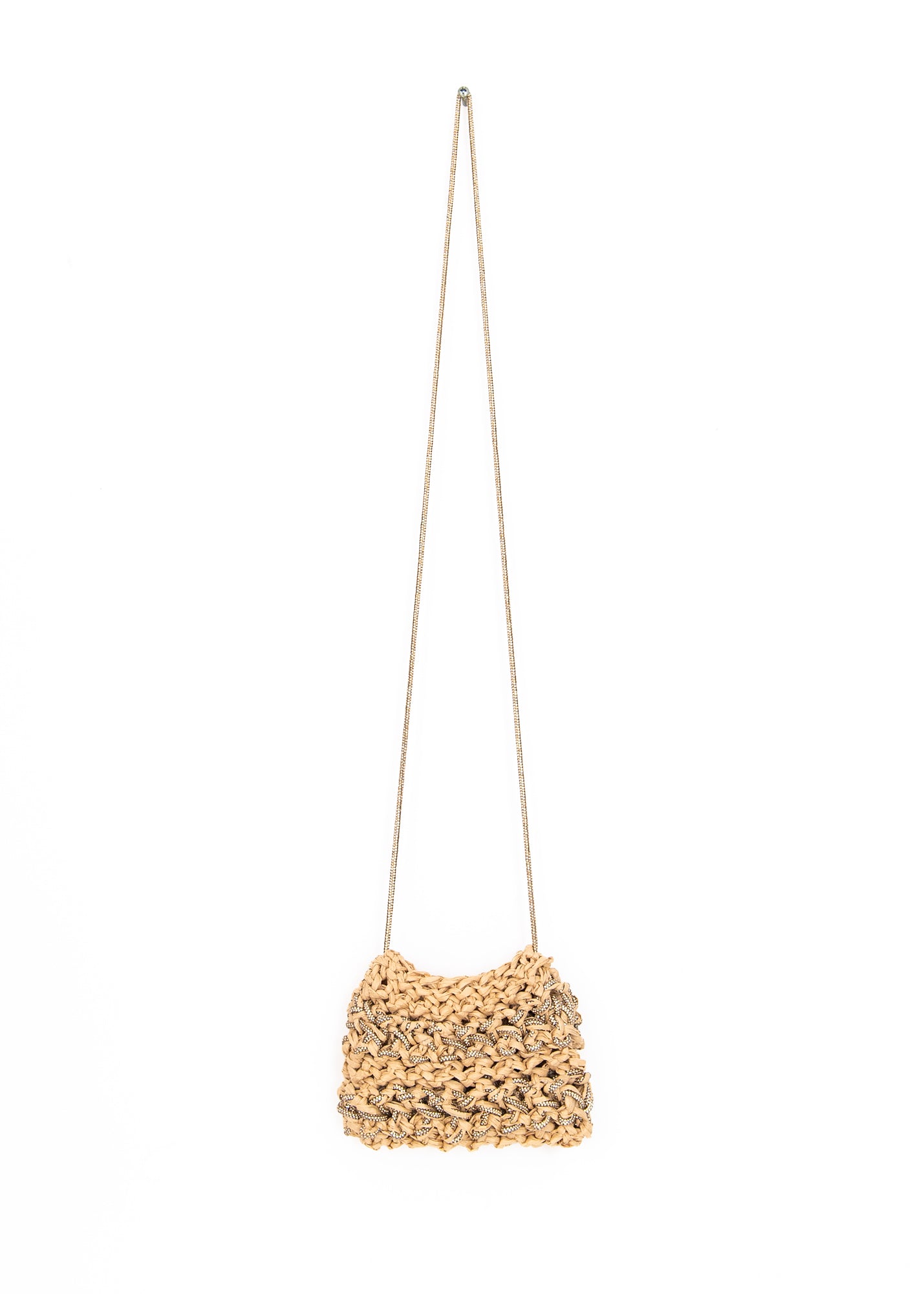Vittoria Raffia Bag in Natural, from MELA