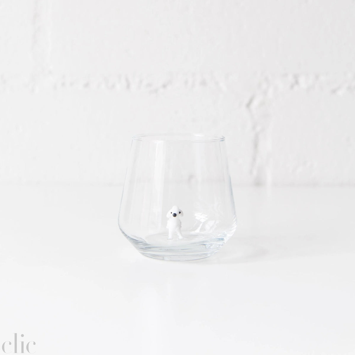 Sheep Drinking Glass