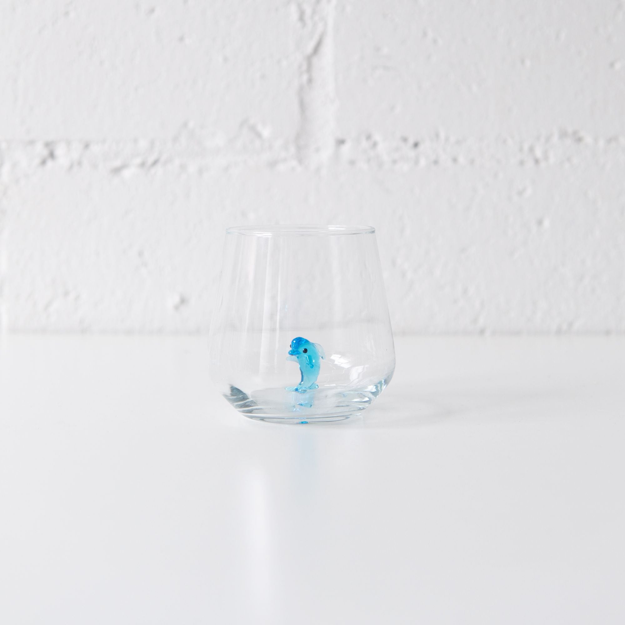 Dolphin Drinking Glass, from Minizoo