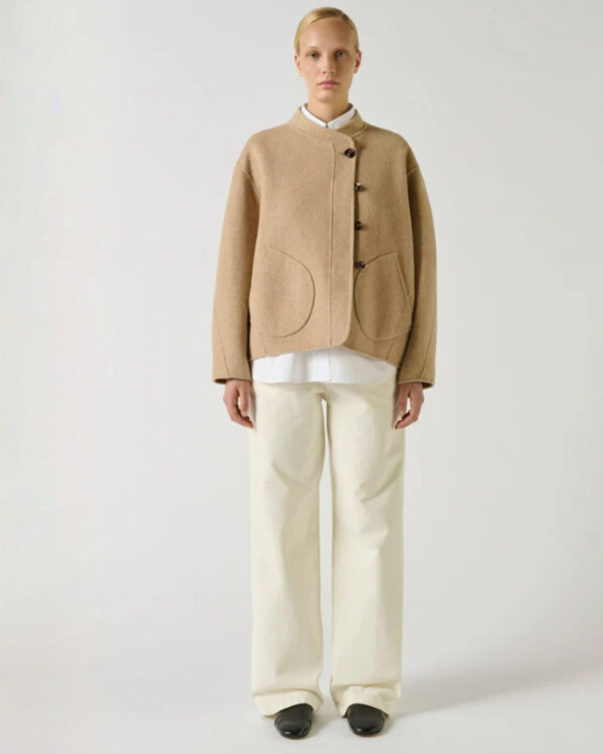 Windsor Coat in Beige, from Soeur