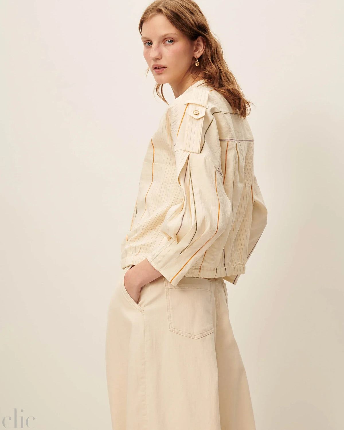 Calancas Jacket in Plein Sel, from Sessun
