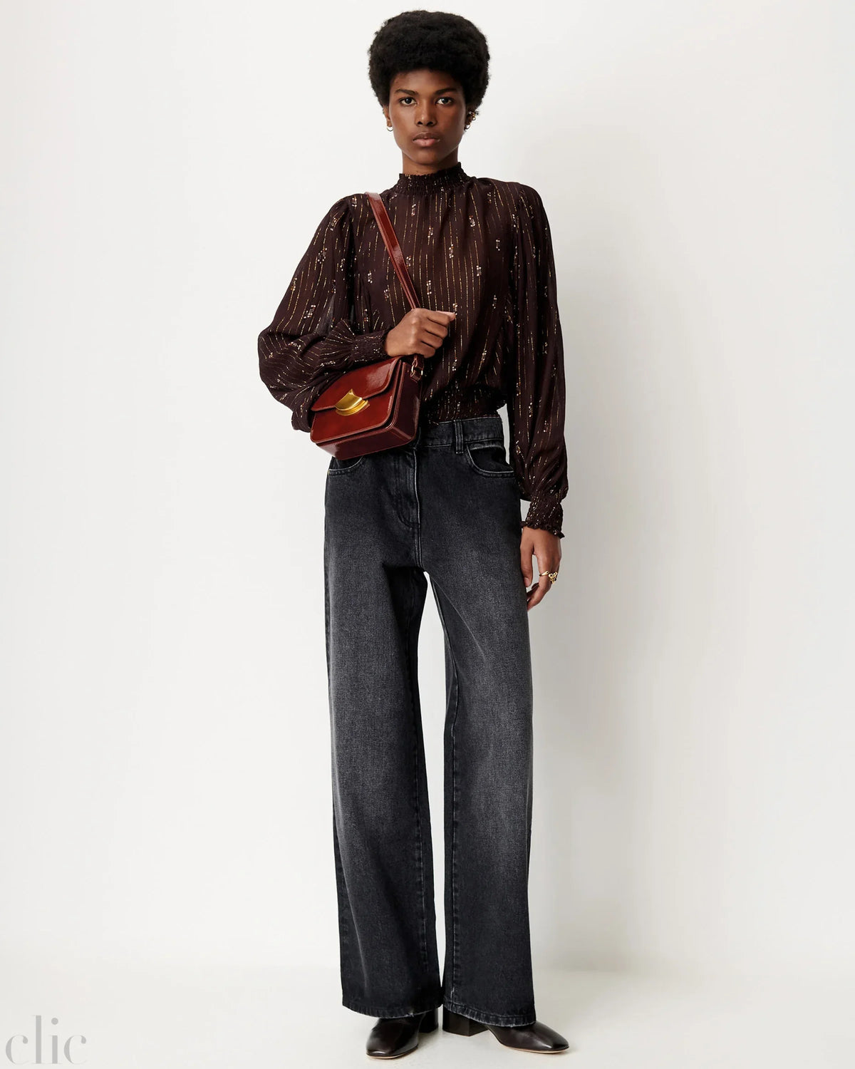 Duchess Blouse in Domiu Coffee, from Sessun