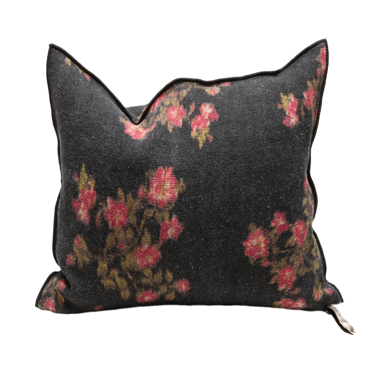 Wabi Sabi Linen Les Roses Magenta Pillow 20x20, from Maison De Vacances