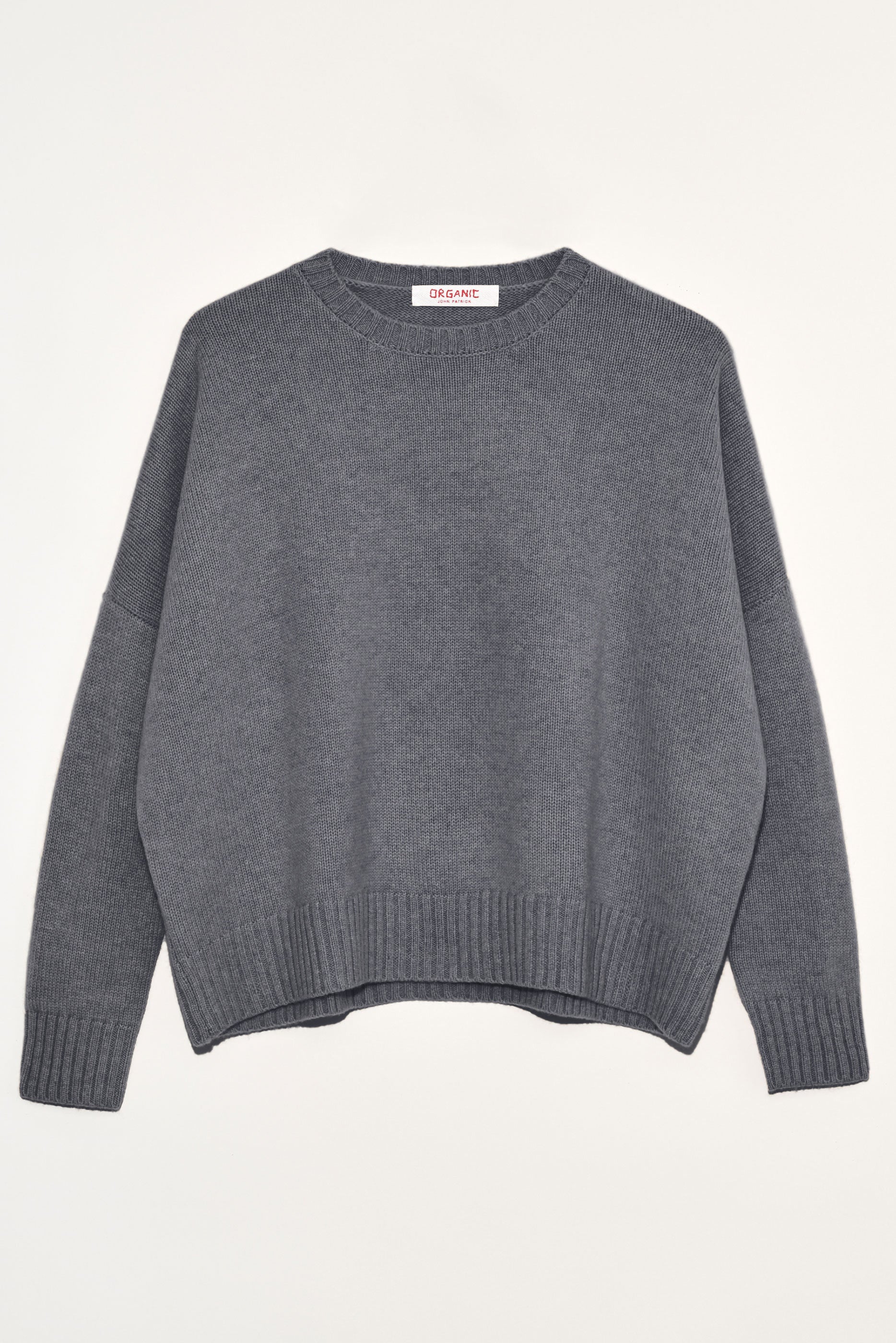 Wide Pullover Cashmere in Charcoal, from Organic by John Patrick