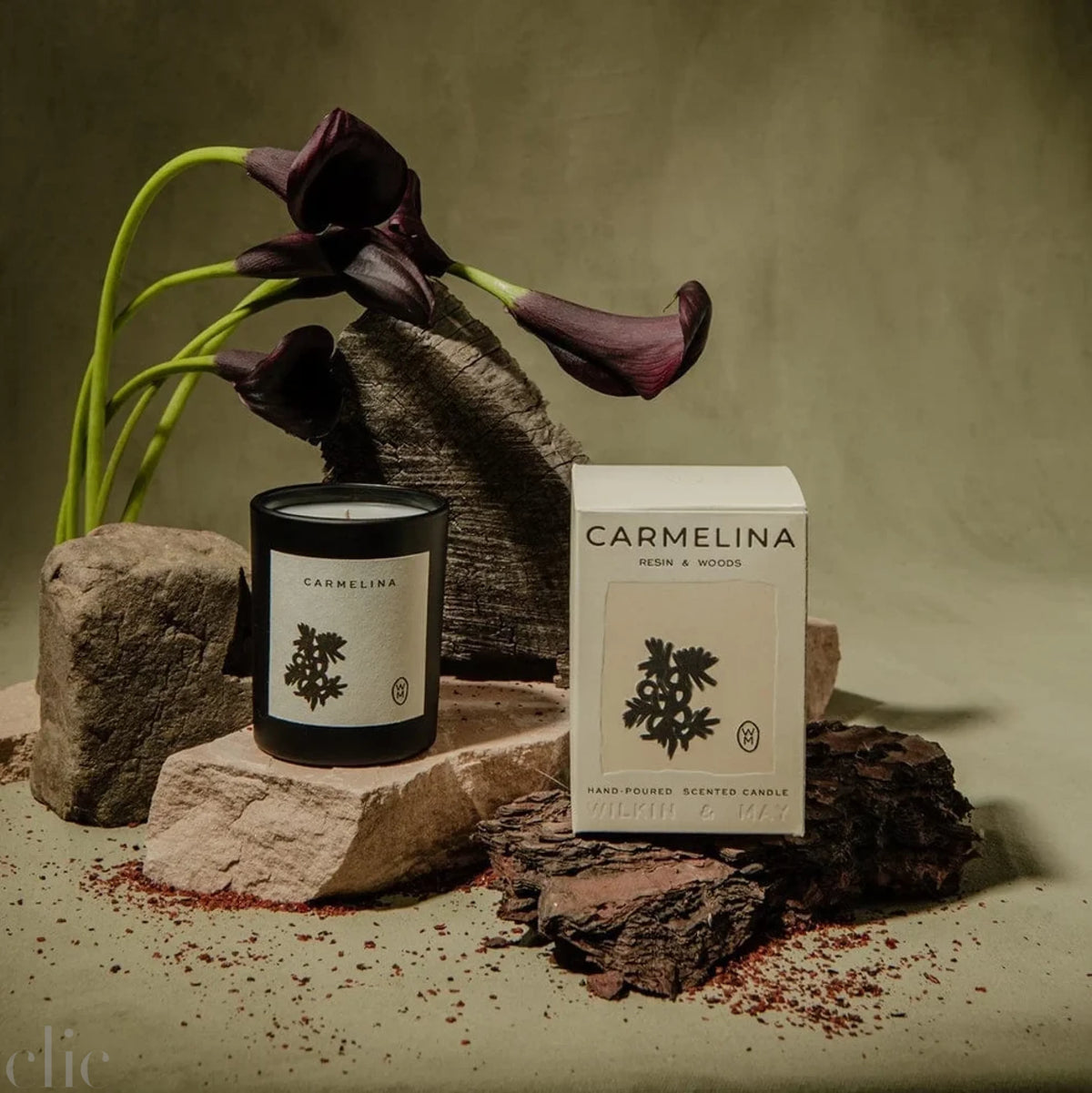 Carmelina Candle, from Wilkin and May