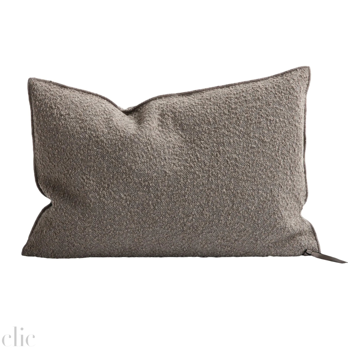 Wooly Vice Versa Pillow 16 x 24 in Ecorce, from Maison de Vacances