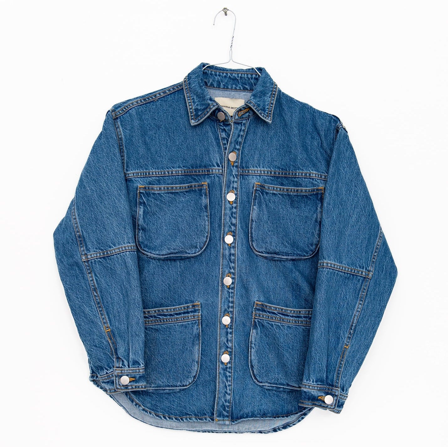 Work Shirt in Medium Blue, from Shaina Mote