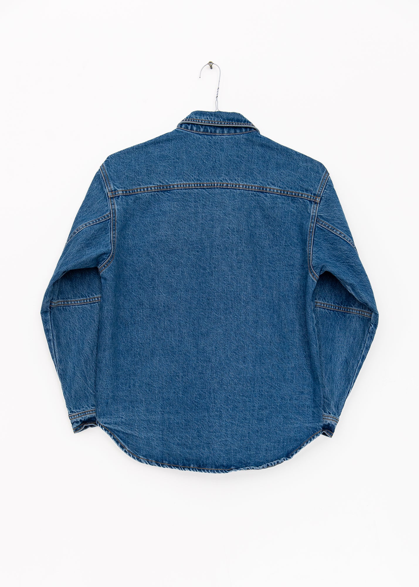 Work Shit in Medium Blue, from Shaina Mote