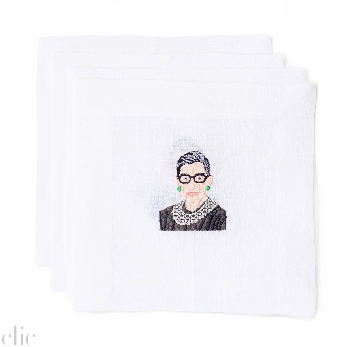RBG Cocktail Napkins, from Lettermade