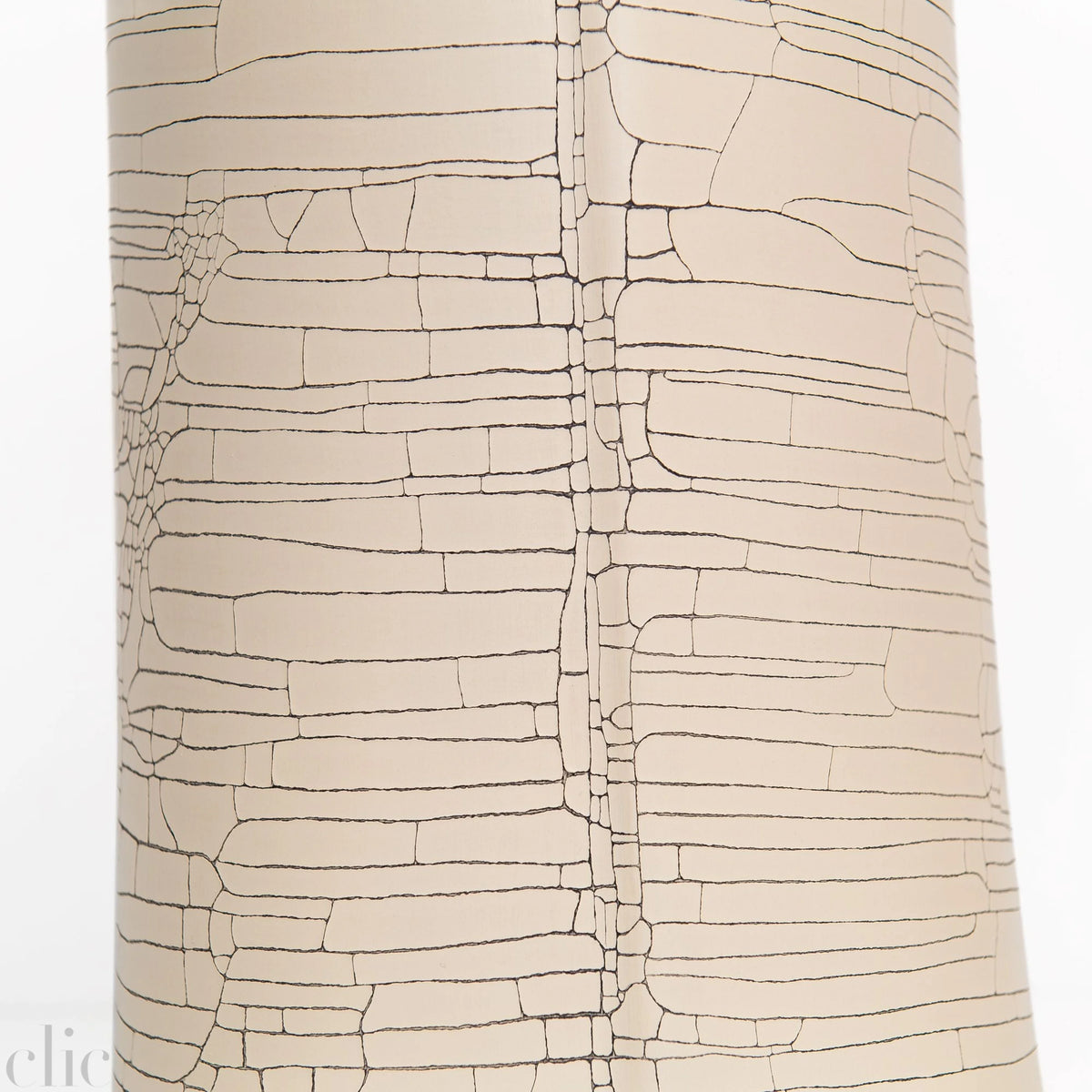 Torre 5 in White Craquele, from Rina Menardi