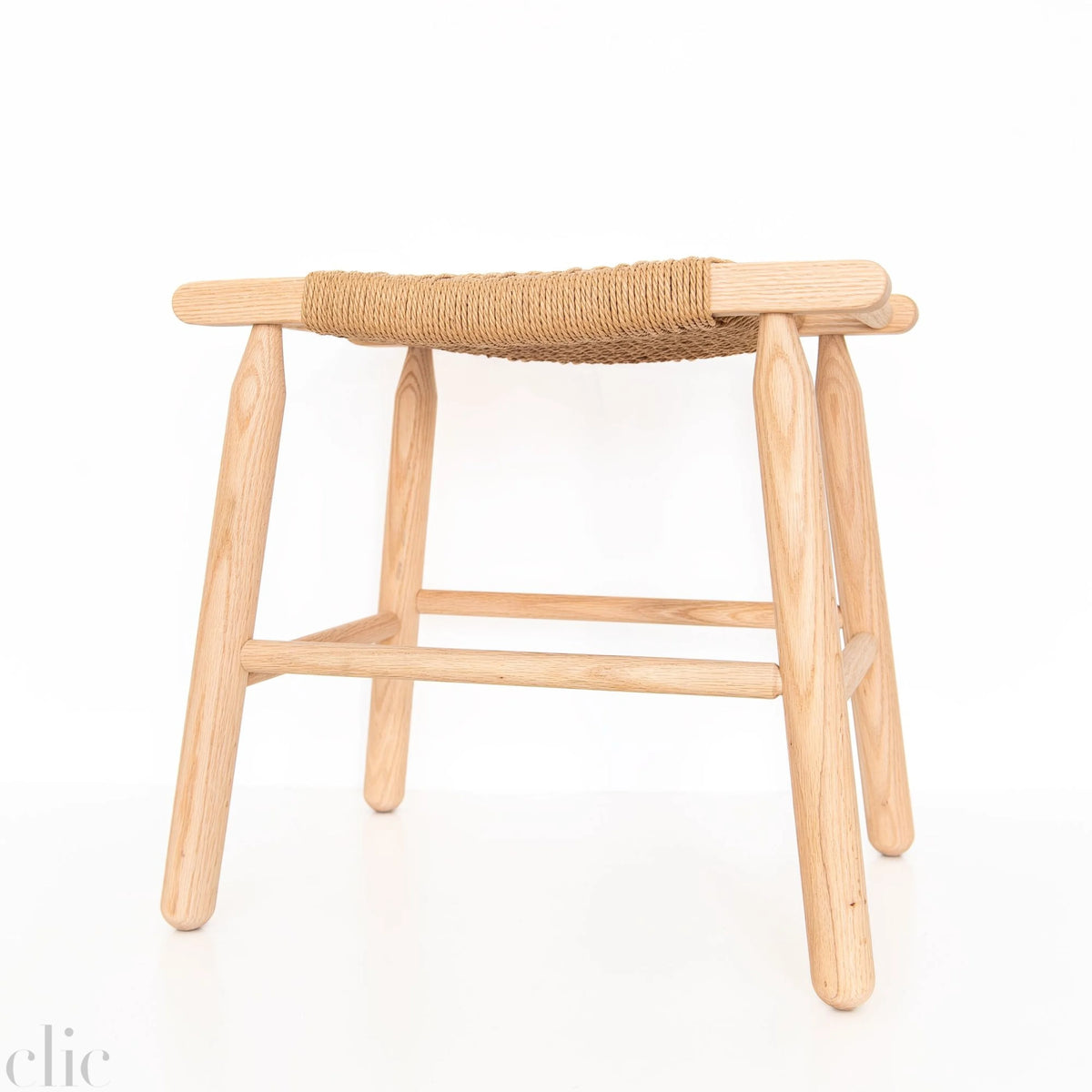 Danish Cord Bench in Natural