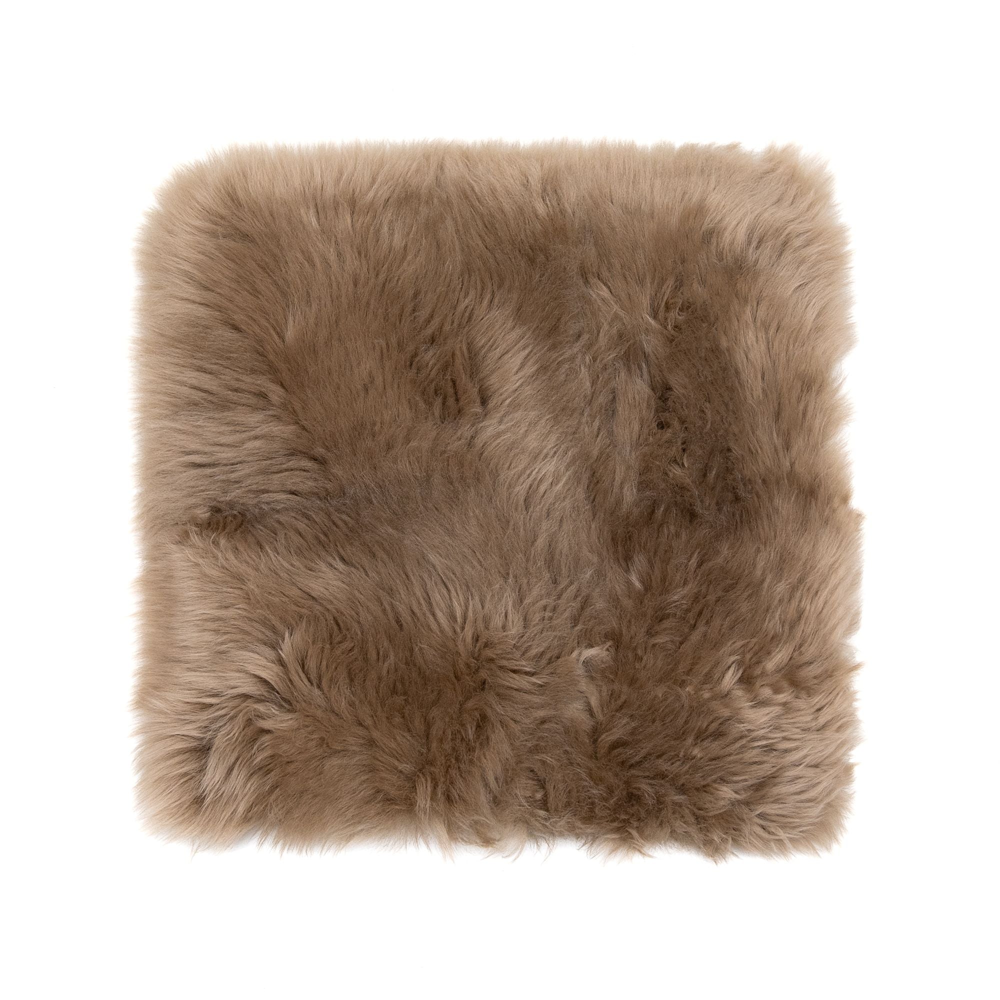 Zero Waste Longwood Sheepskin Seat cover in Taupe, from Natures Collection