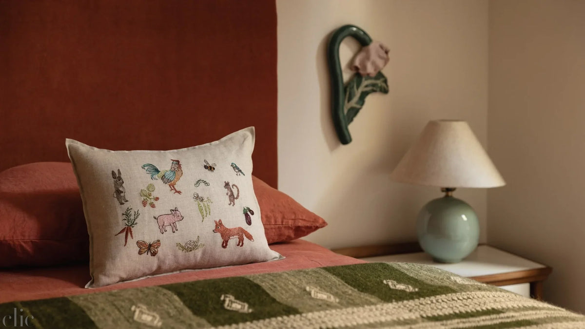 Garden Gathering Pillow, from Coral & Tusk