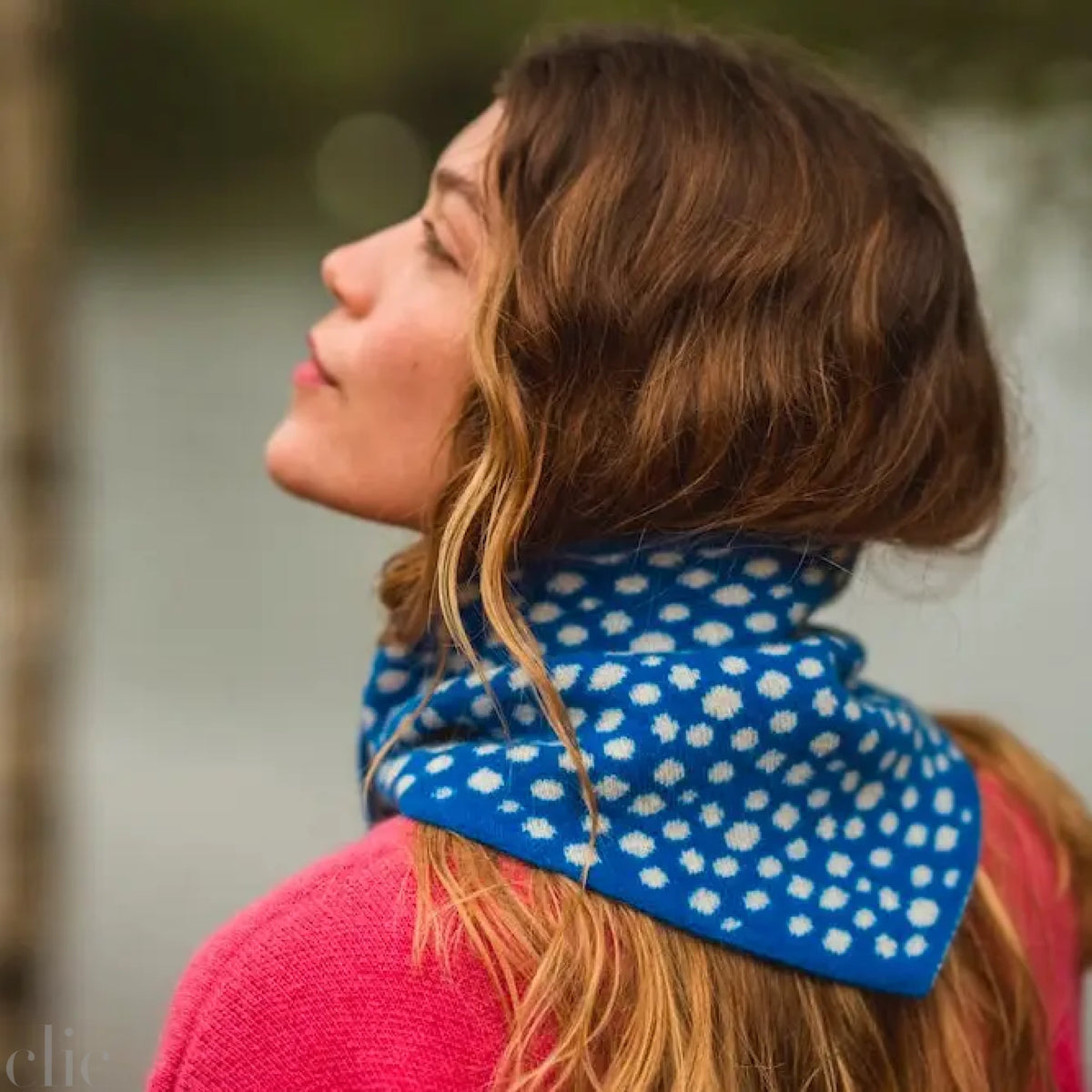 Spotty Neckerchief in Blue, from Donna Wilson