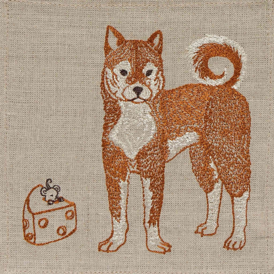 Dogs and Toys Cocktail Napkin Set, from Coral & Tusk
