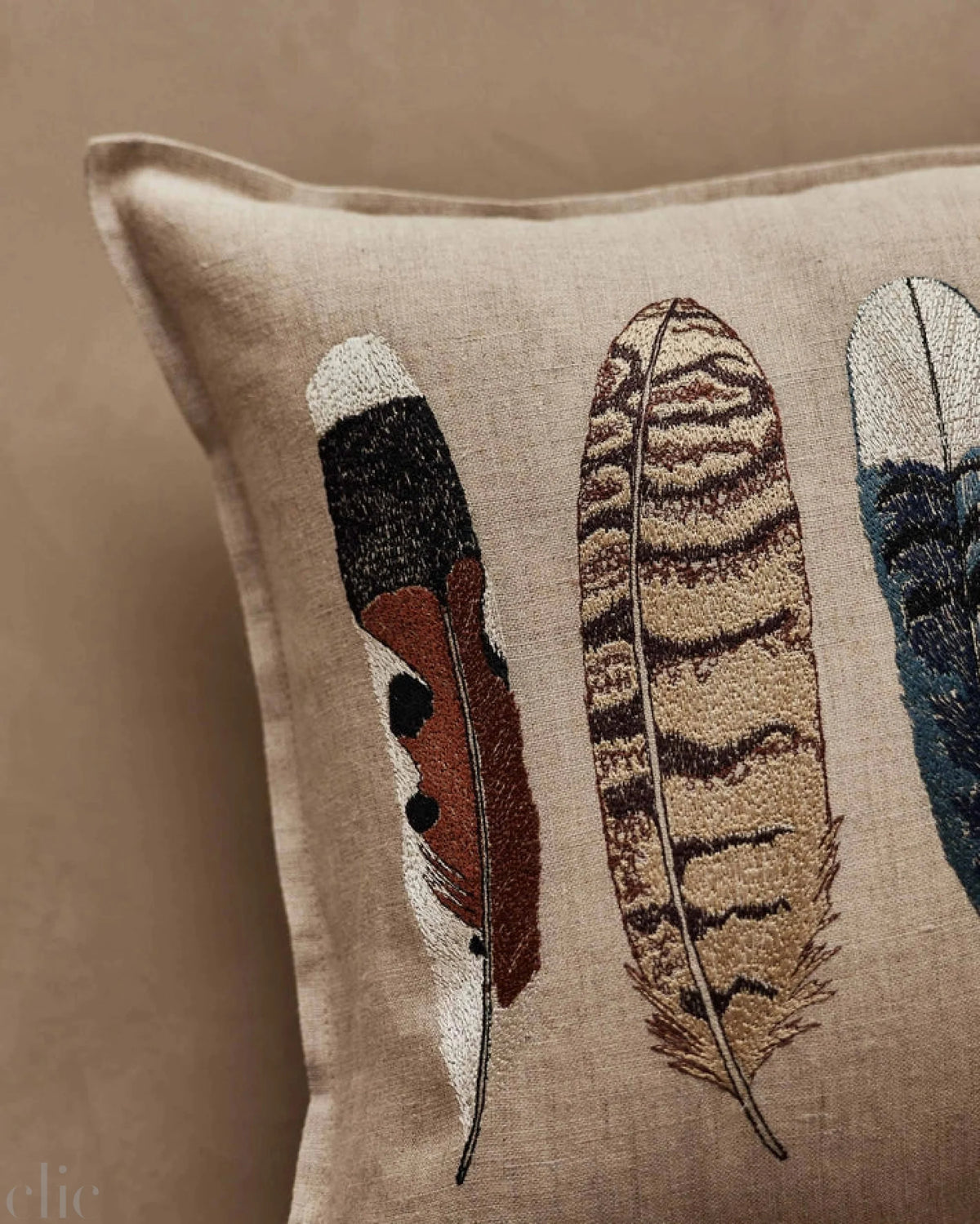 Medium Feathers Pillow, from Coral & Tusk