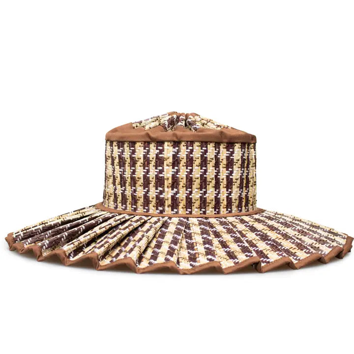 Luxe Capri Maxi Hat in Mozambique, from Lorna Murray