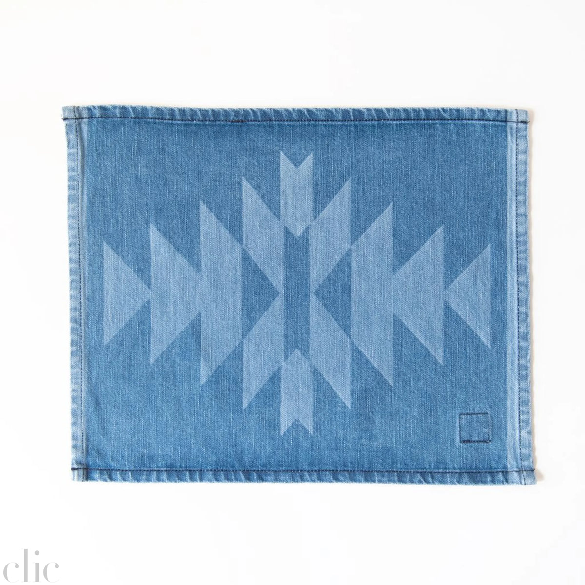Star Placemat in Light Wash Denim, from Mi Cocina