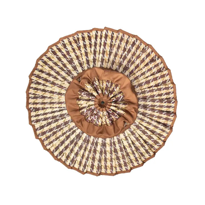 Luxe Capri Maxi Hat in Mozambique, from Lorna Murray