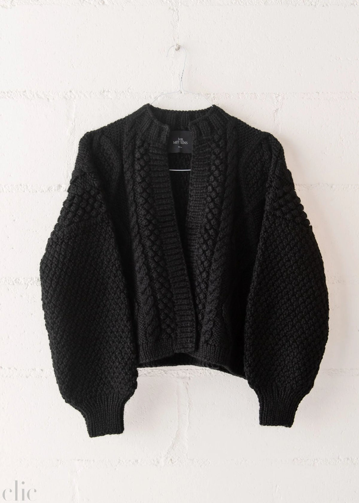 Kimmie Cardigan in Black, from Mr. Mittens