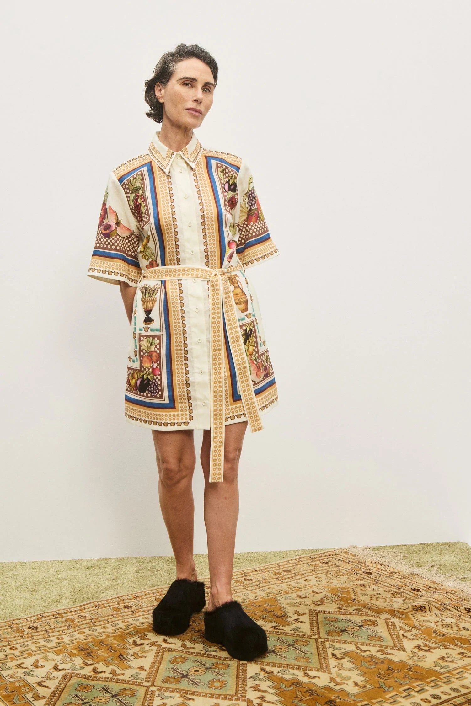 Mercado Mini Dress, from Alemais