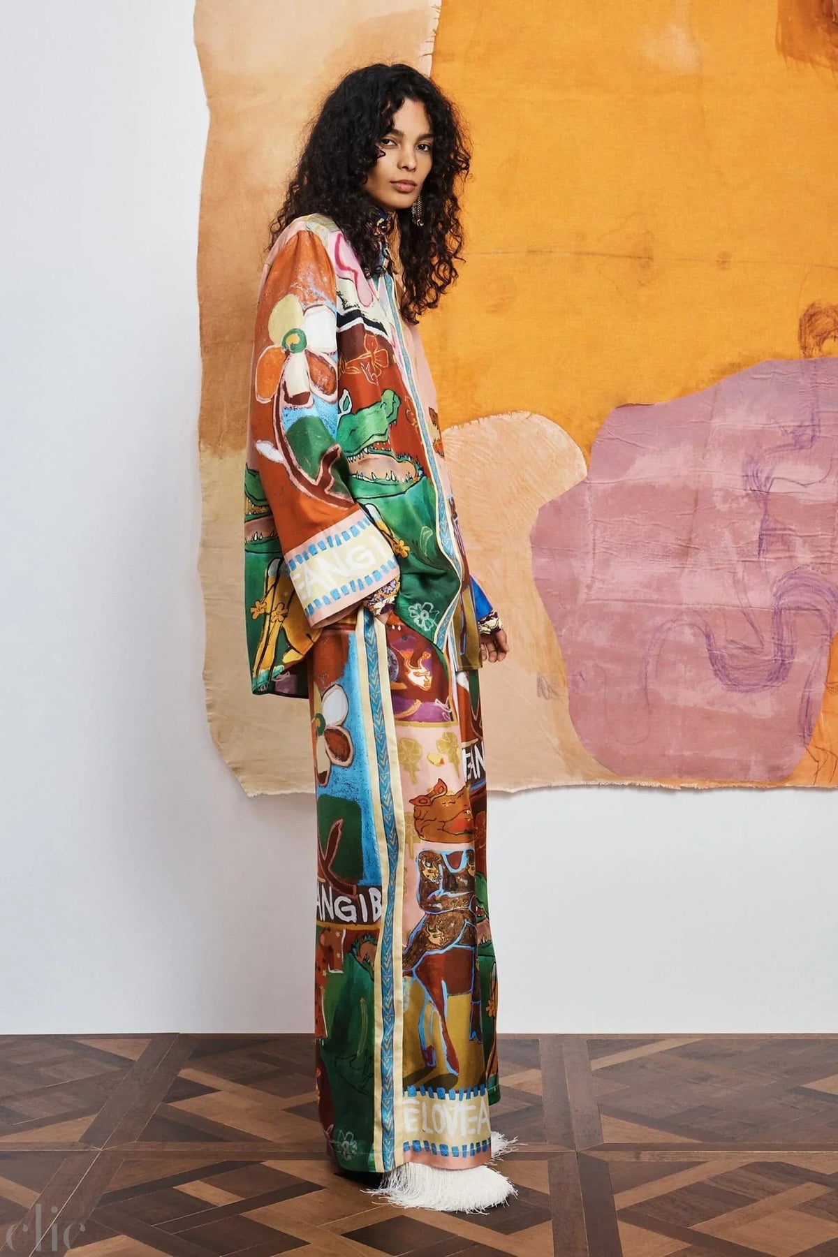 Mlak Silk Pants, from Alemais