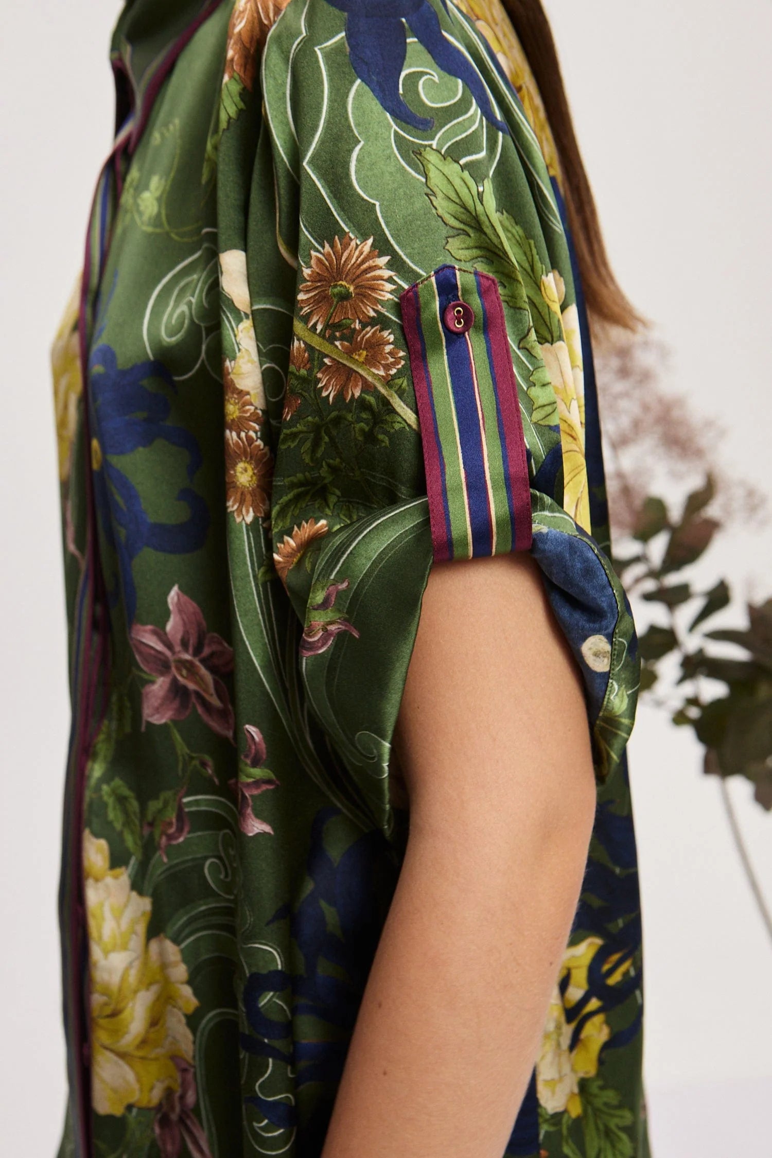 Avery Silk Shirt, from Alemais