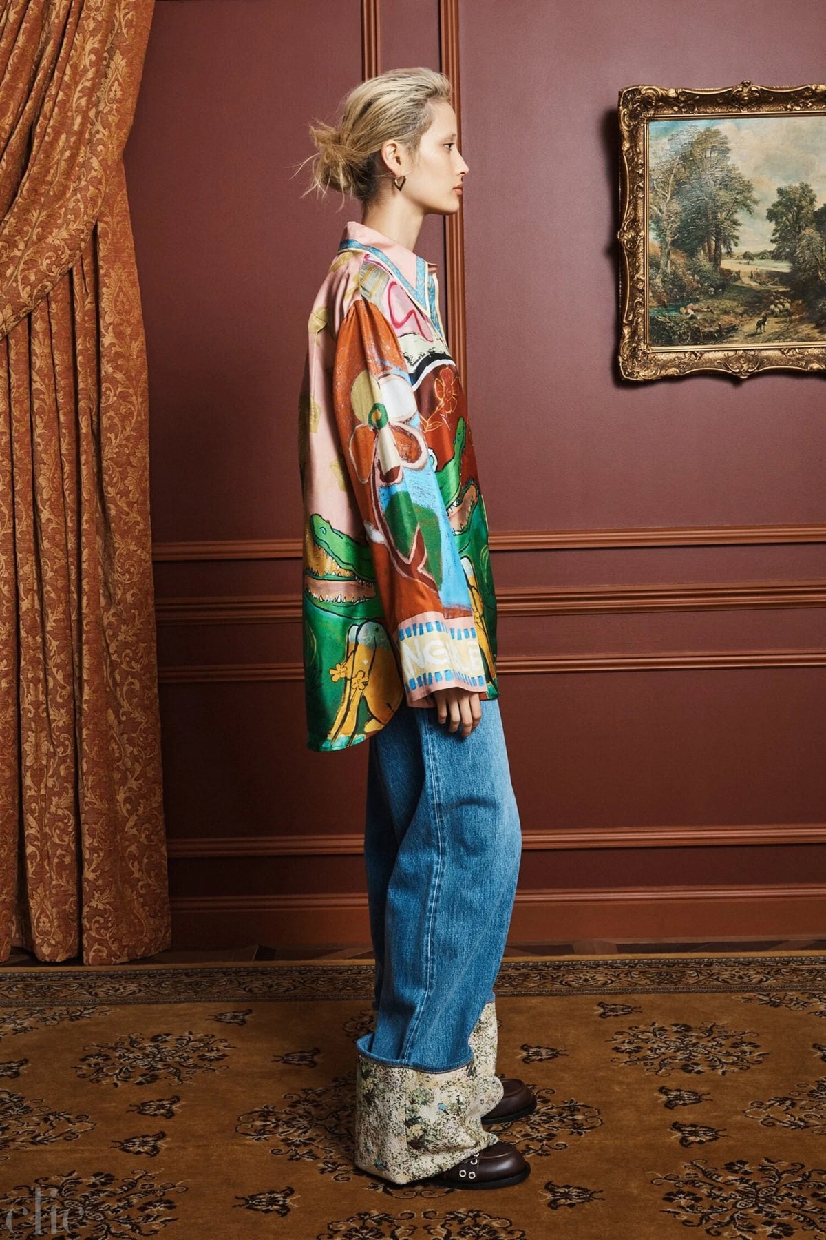 Mlak Silk Shirt, from Alemais