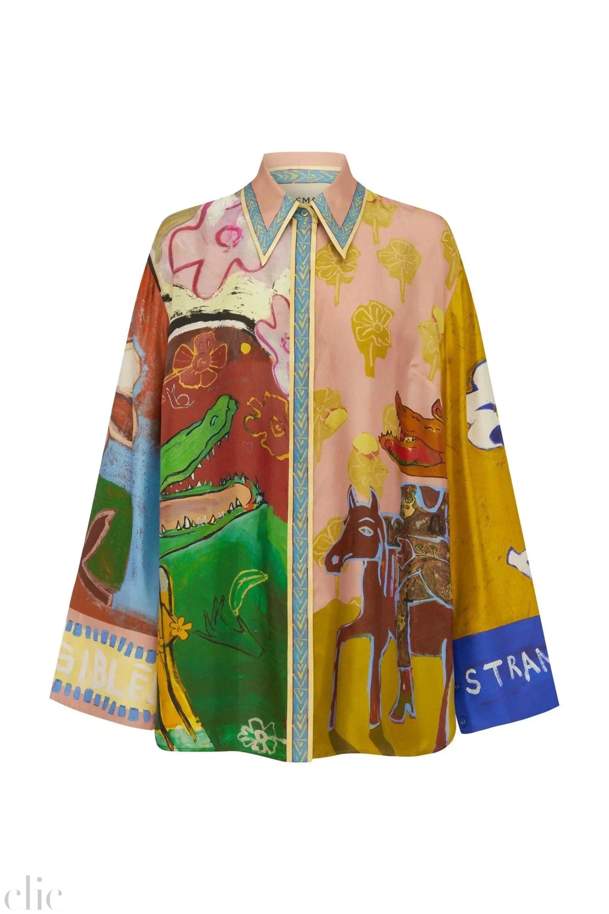 Mlak Silk Shirt, from Alemais