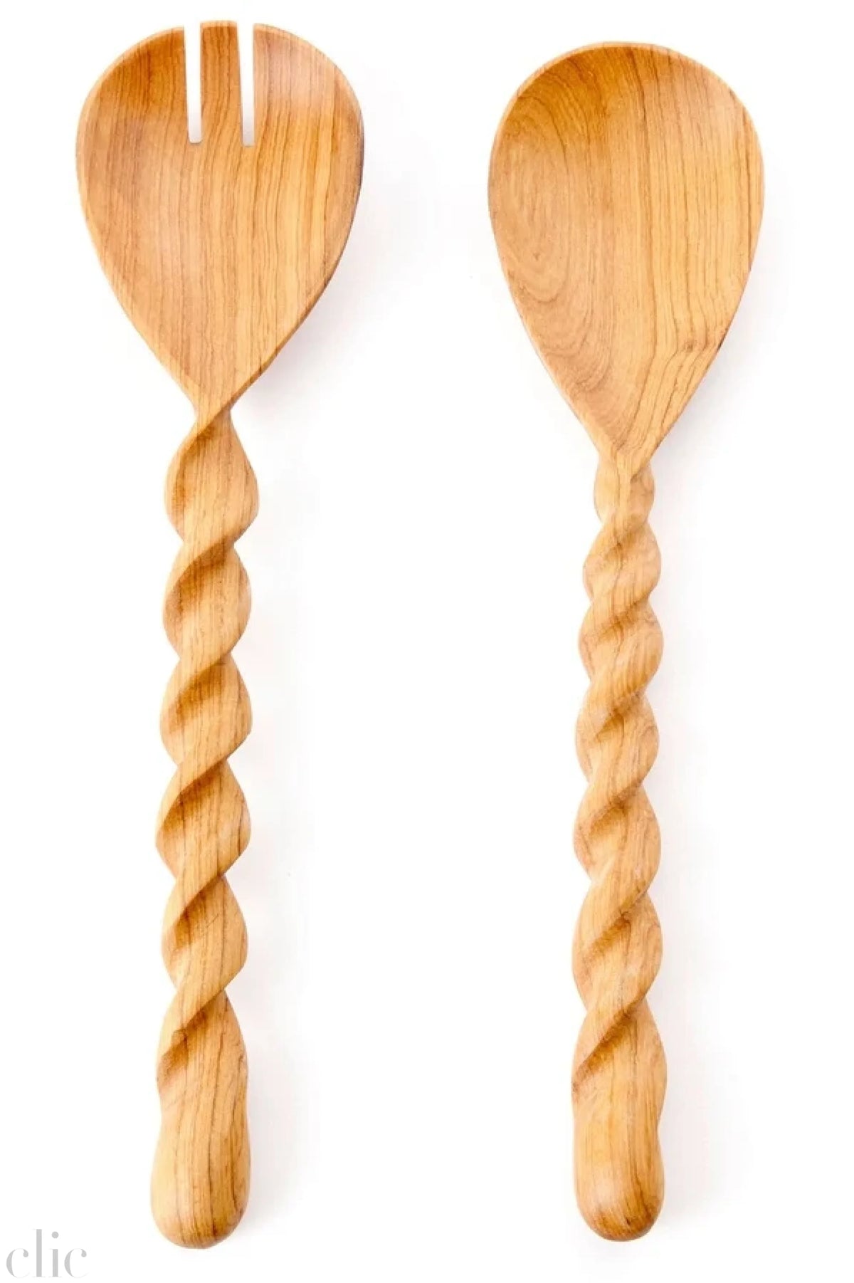 Spiral Salad Servers