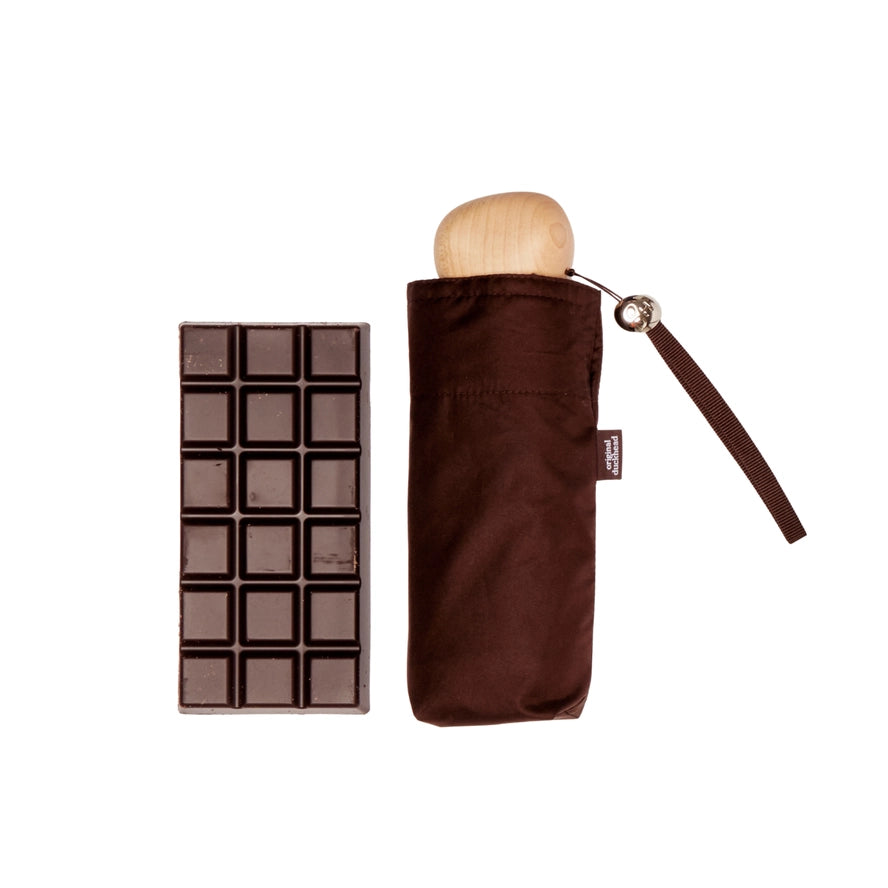 Mini Pocket Umbrella in Espresso Brown, from Original Duckhead