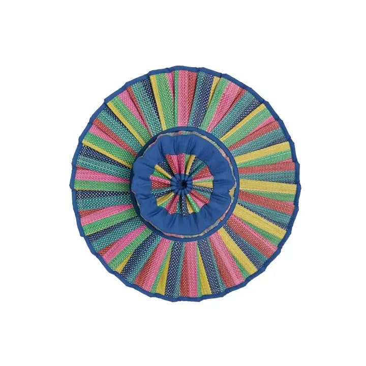 Luxe Capri Maxi Hat - Resort Party in Ultramarine, from Lorna Murray