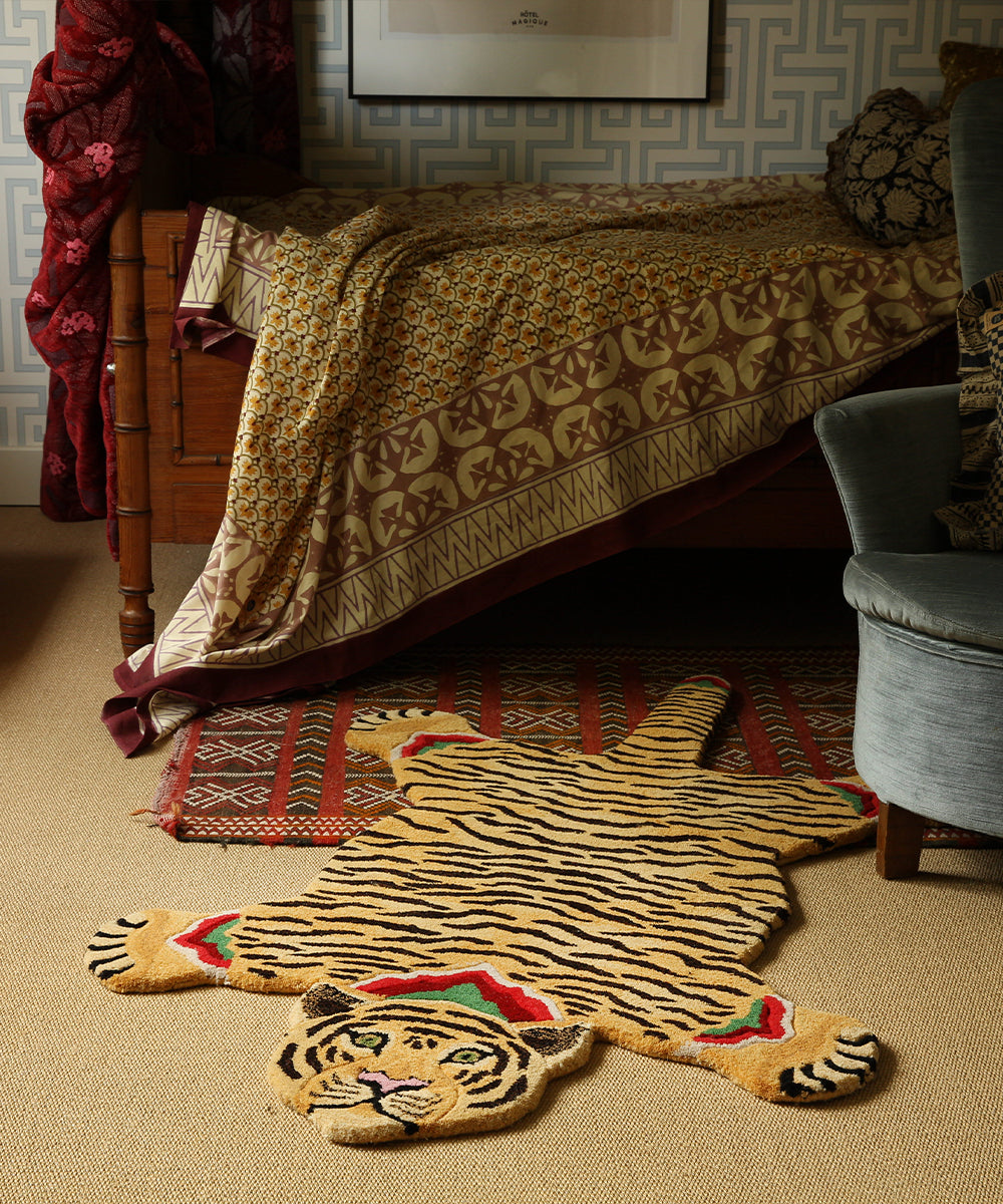Babul Bombay Tiger Rug, from Doing Goods