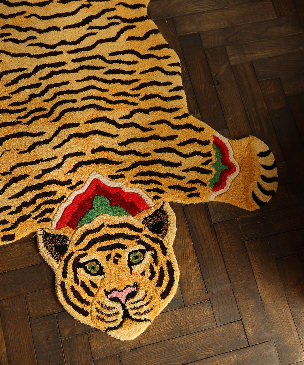 Babul Bombay Tiger Rug, from Doing Goods