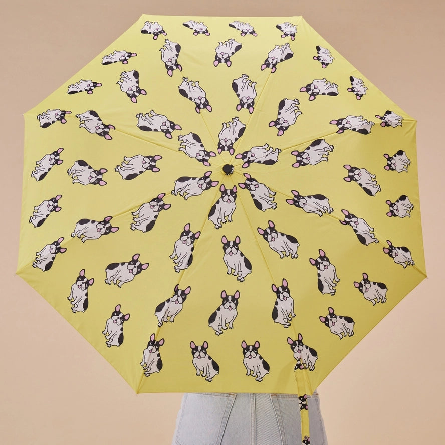 Compact French Bulldog Umbrella in Yellow, from Original Duckhead