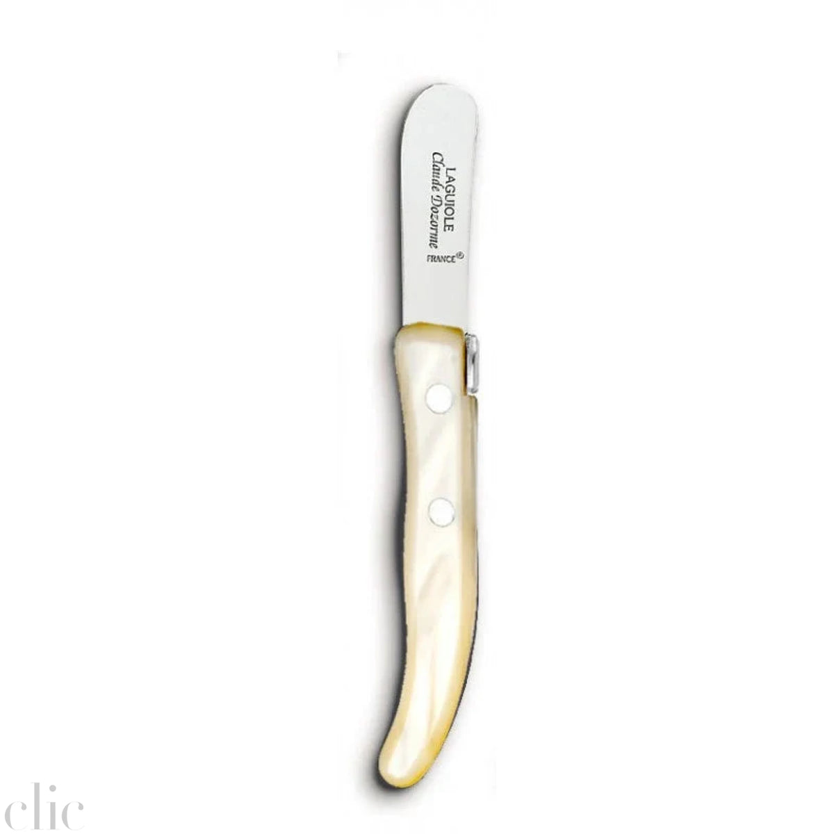 Berlingot Butter Knife in Natural, from Claude Dozorme
