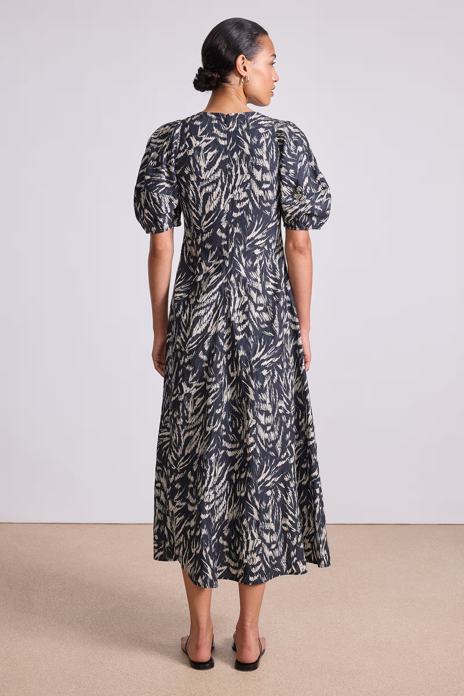 Bettina Animal Midnight Maxi Dress, from Apiece Apart